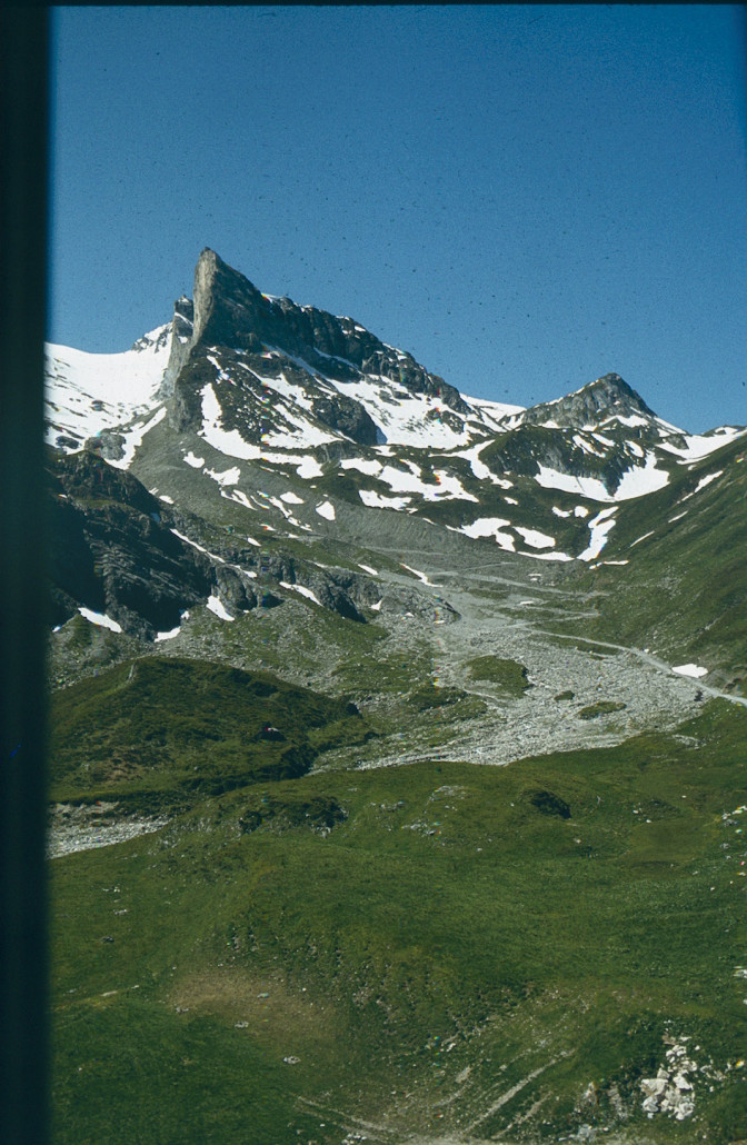 Blick aus dem Talboden der 2. Sektion zur Lärmstange.