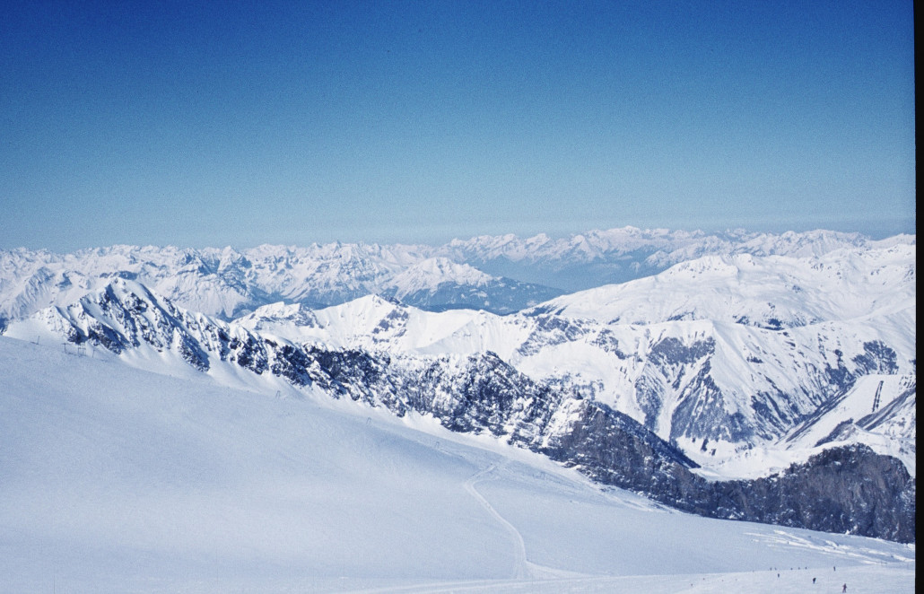 Blick in Richtung Kaserer-Bereich - wohl von der eben genannten Piste