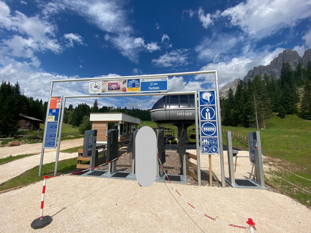 Neue Talstation Tschein