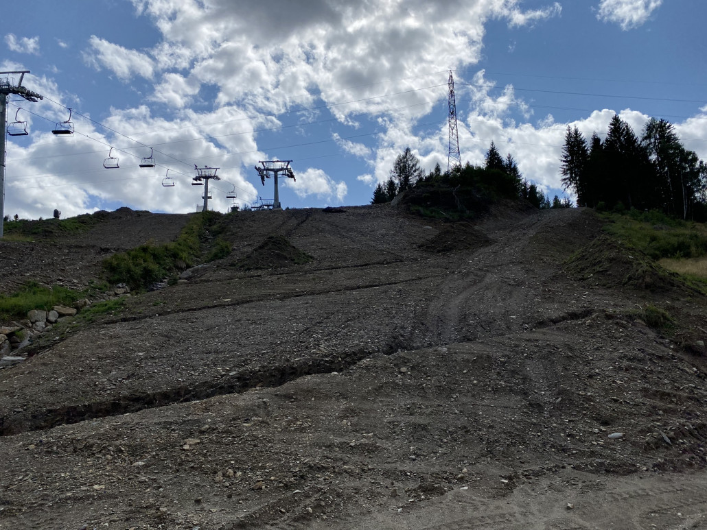 Schlusshang der Talabfahrt