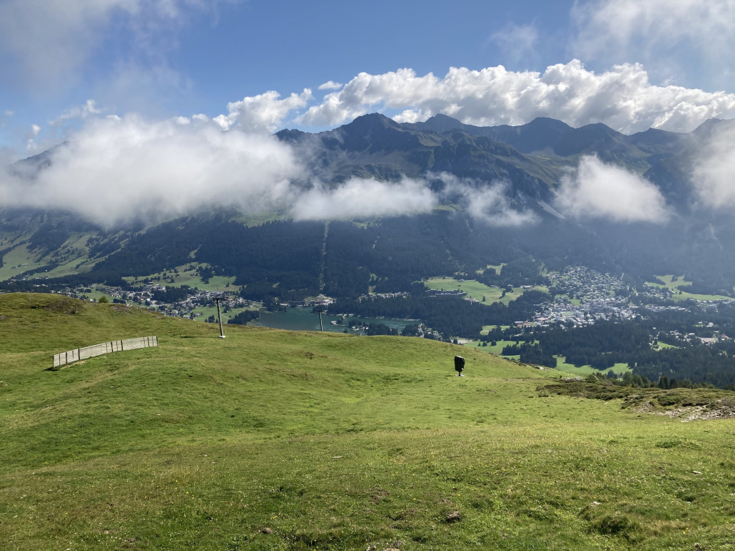 Sonniger wurde es leider nicht mehr. Zu sehen ist der Schlepplift Gertrud. Rechts neben dem Lift verläuft die Piste 50.
