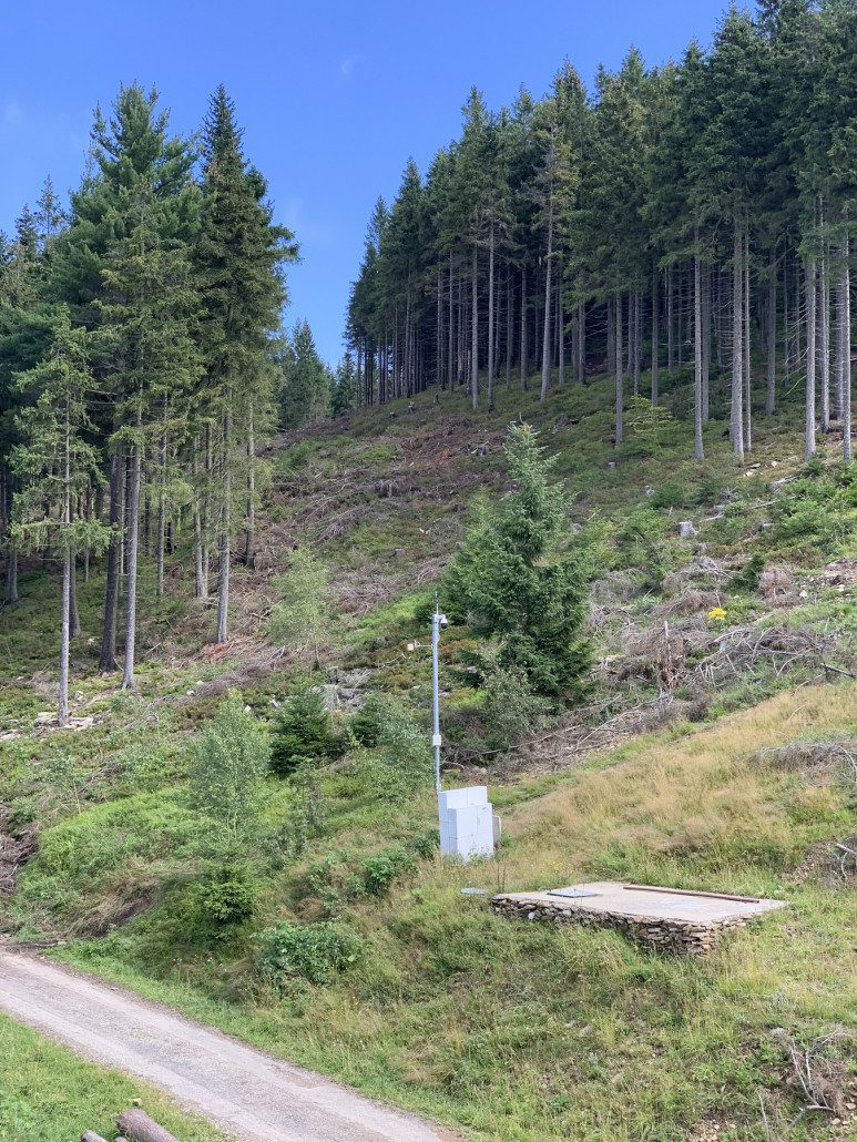 Geländearbeiten wurden noch keine gemacht, sind aber noch mgl., da der neue Pistenabschnitt deutlich kürzer ist, als die 1b.