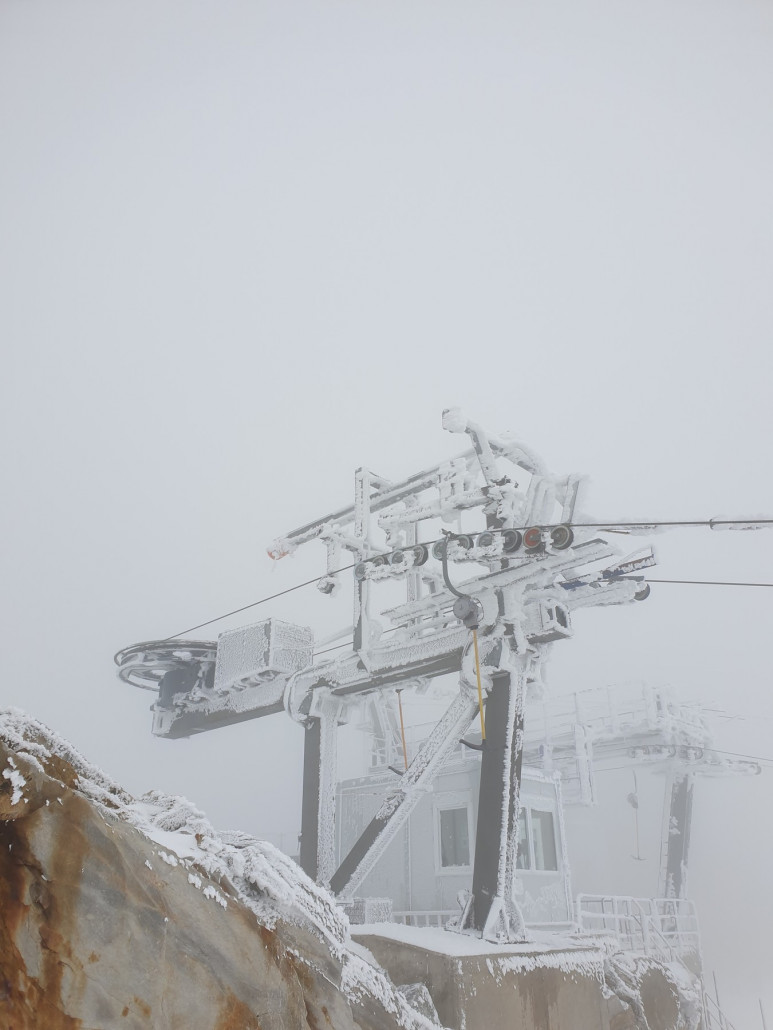 Neuschnee hat seine Arbeit getan