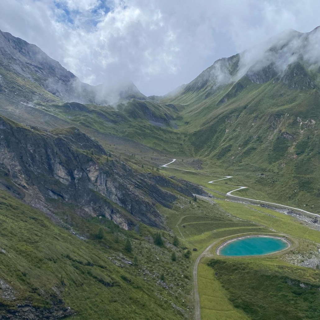 Während der Talfahrt mit dem GB2