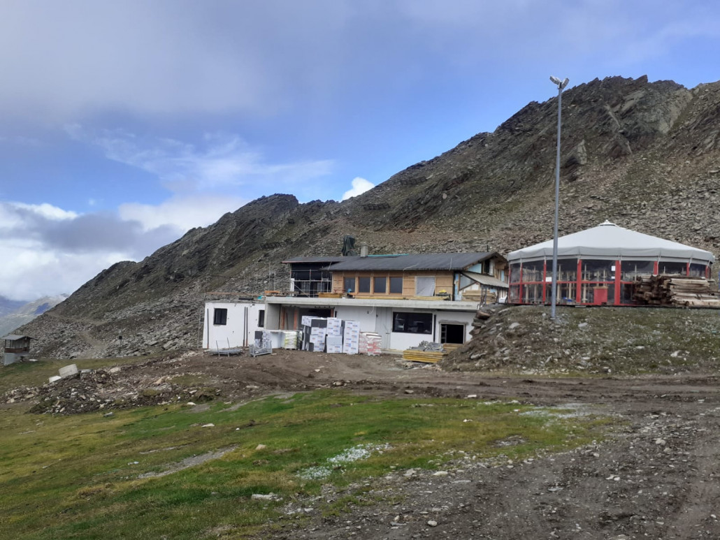 Baustelle Festkogelalm