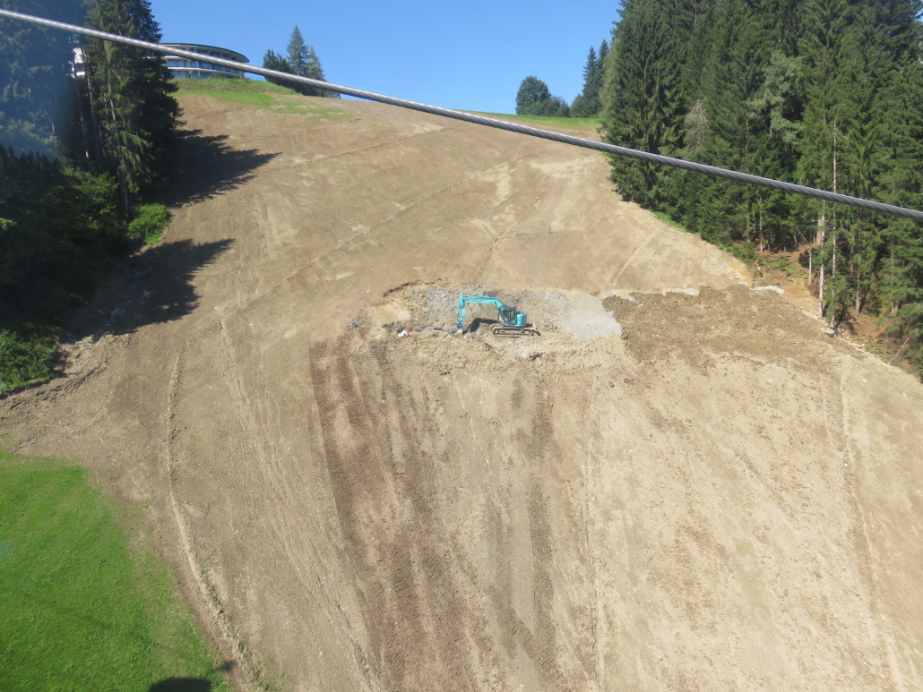 Pistenanpassung Talabfahrt Ellmau