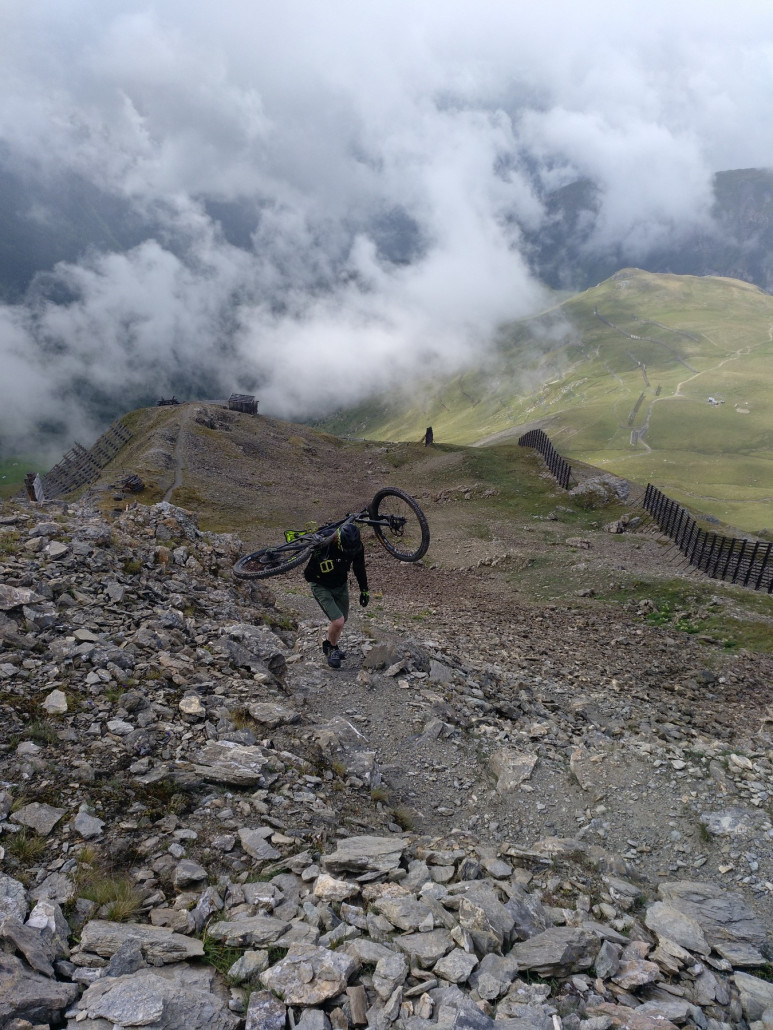Aufstieg zum Piz Clünas