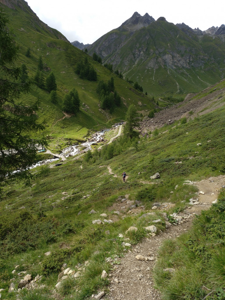 Abfahrt zur Alp Valmala