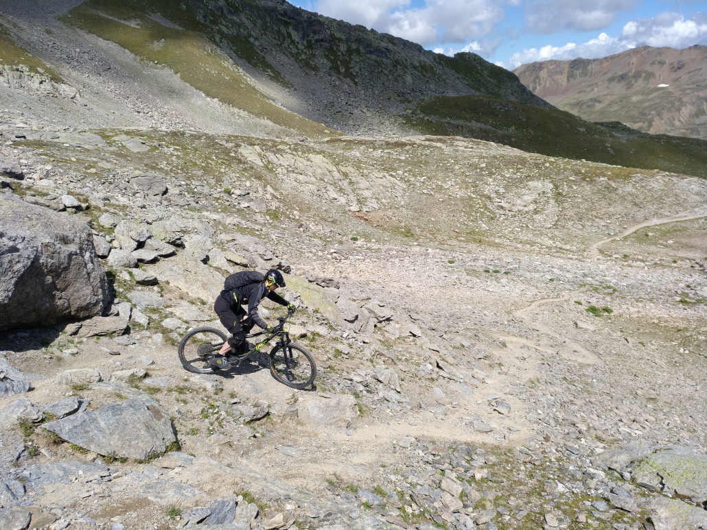 Abfahrt Fuorcla Sesvenna