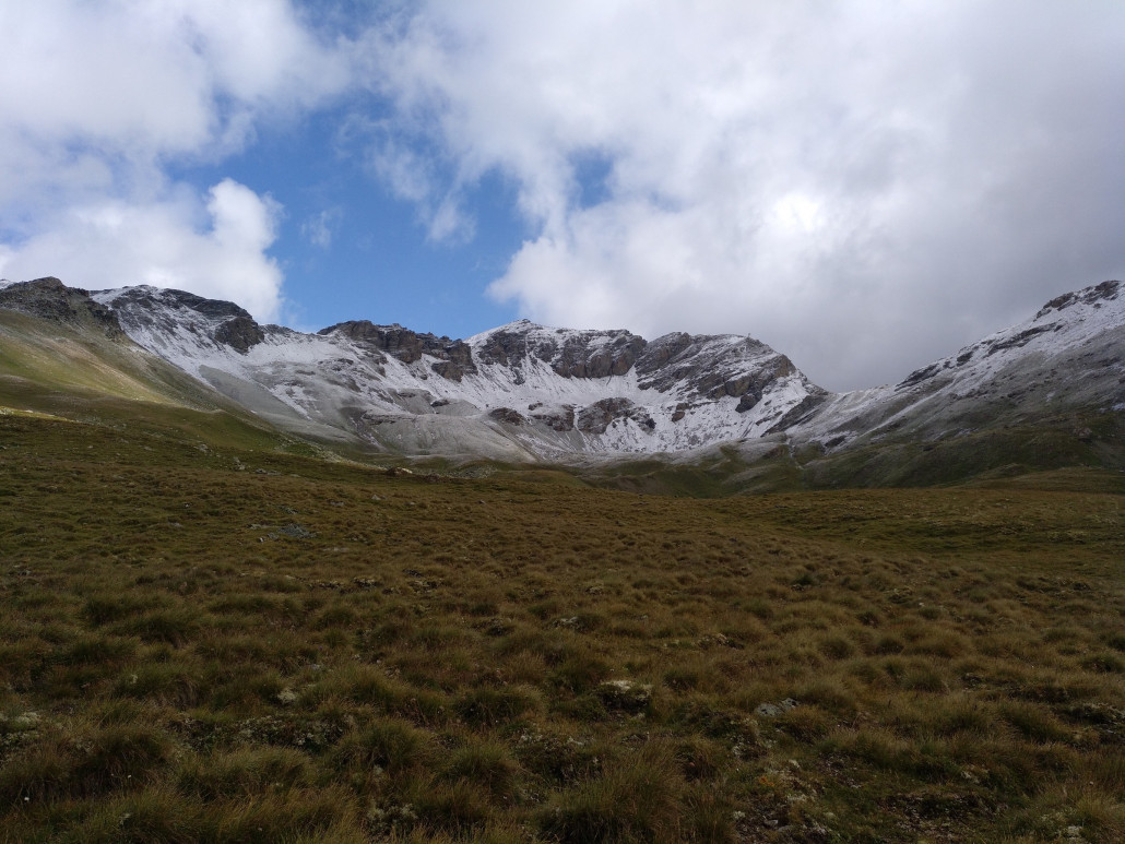 Blick zum Piz Minschun