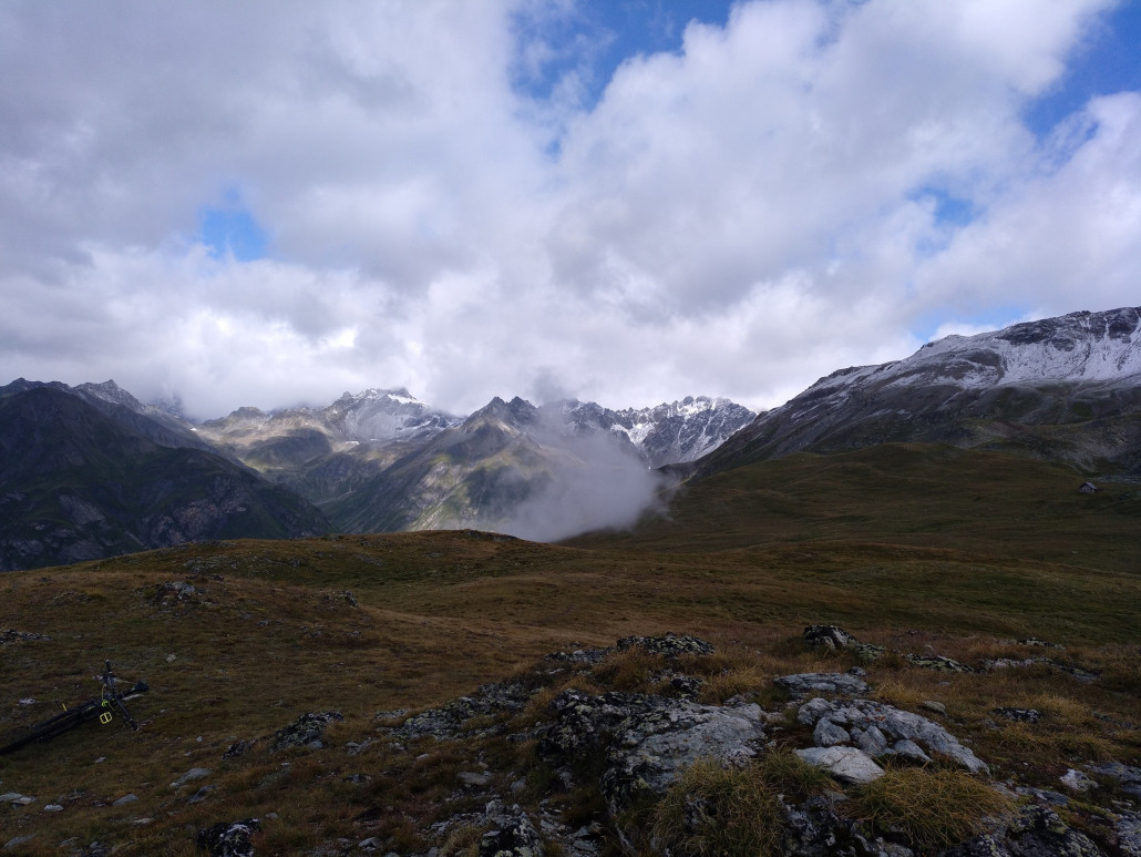 Muot da l'Horn mit Blick Richtung Val Tasna