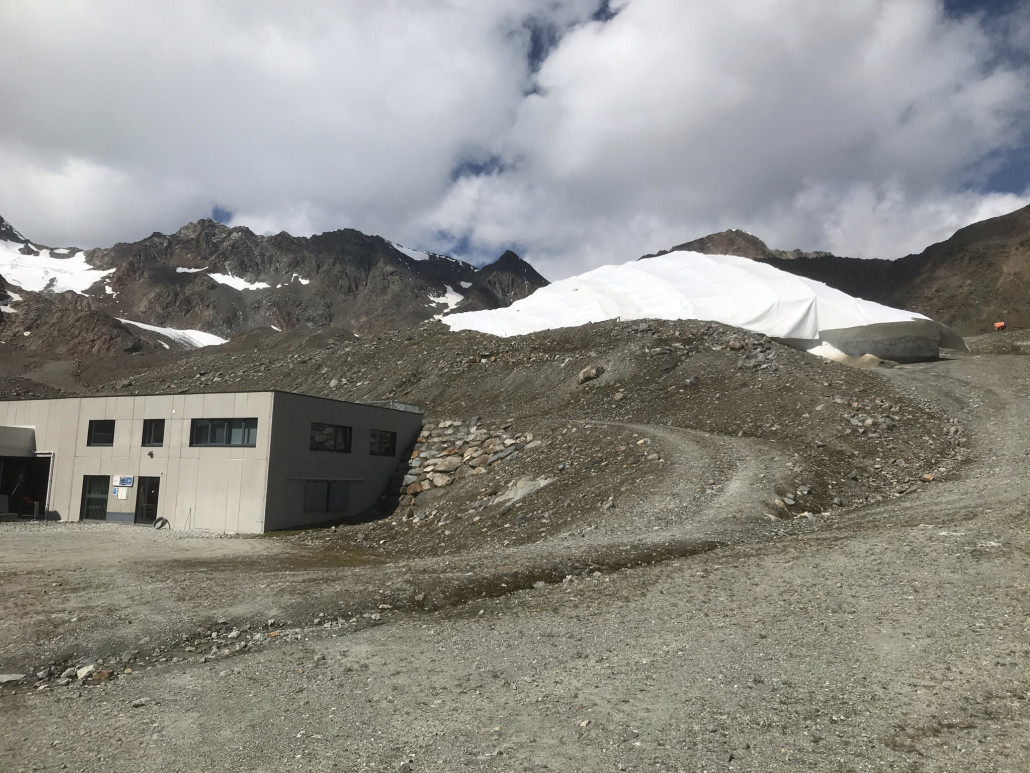 Schneedepot am Gamsgarten