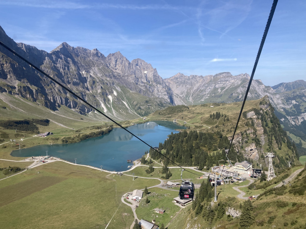 Trübsee mit gleichnamigem Stationskomplex (eine Wucht…)