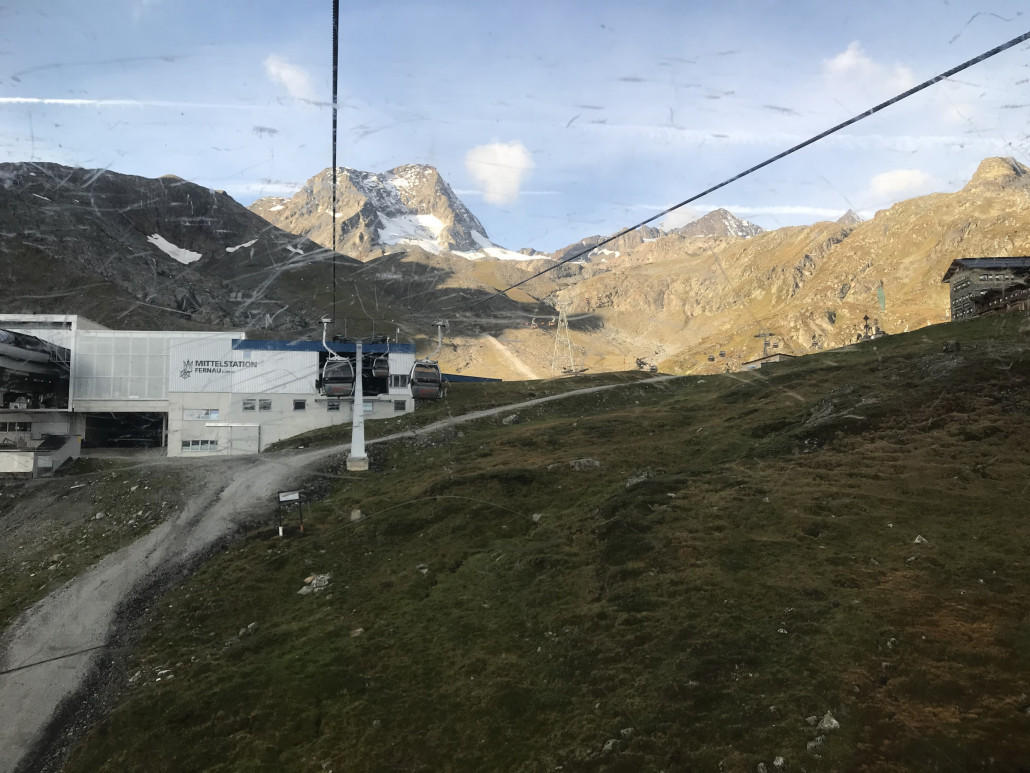 Kurz vor der  Mittelstation