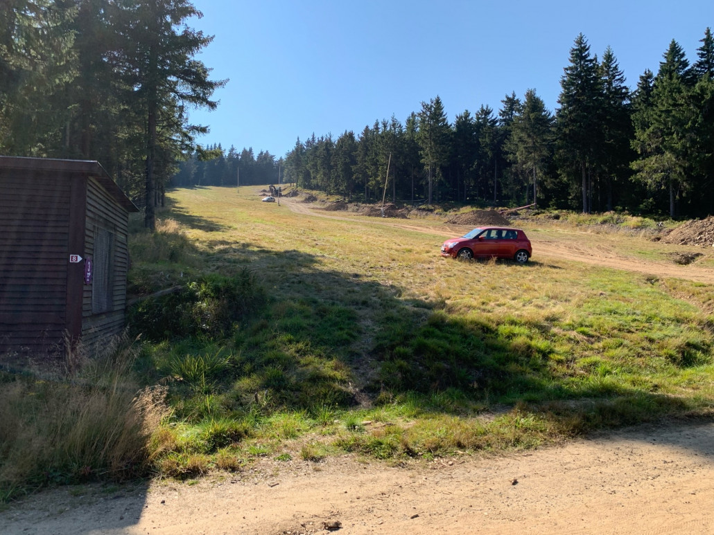 Blick vom Querweg Nordseite auf Piste Damska (2)