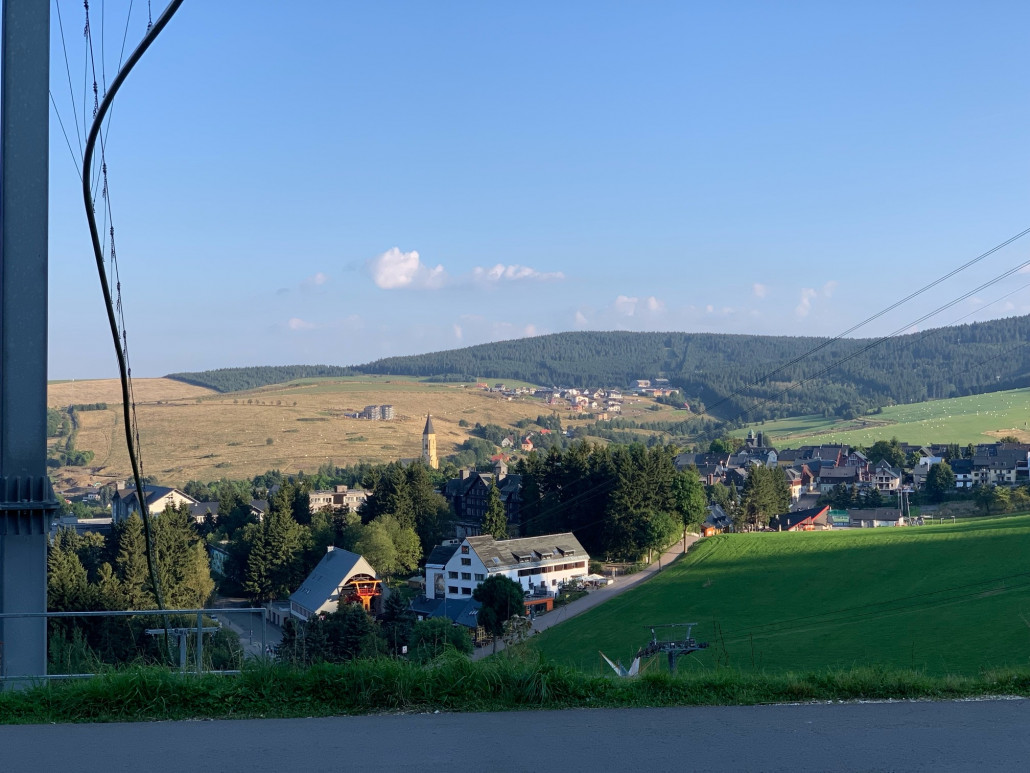 Blick vom Tunneleingang