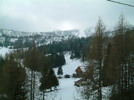 Landschaft im Skigebiet