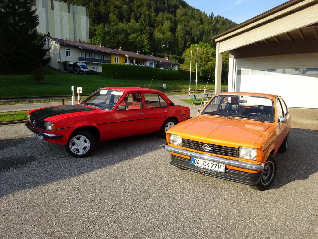 Ich und Spezl auf der Anfahrt