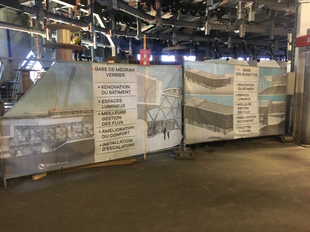 Berg und Talstation Plan