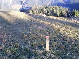 Letzte Stützen neben Bergstation Osthanglift?