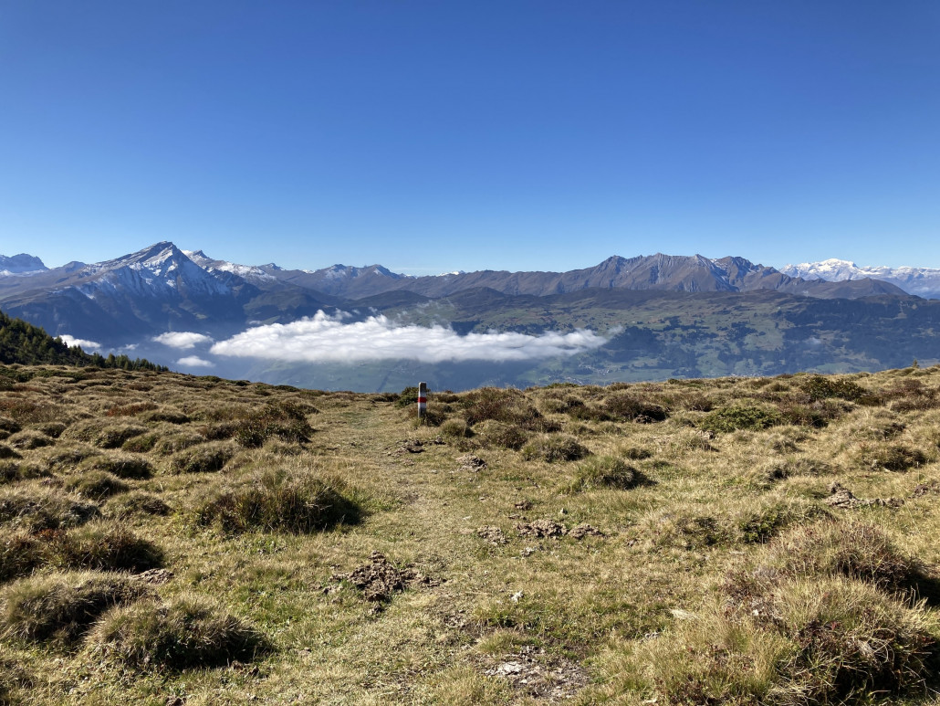 Traileinstieg in der Nähe der June Hütte