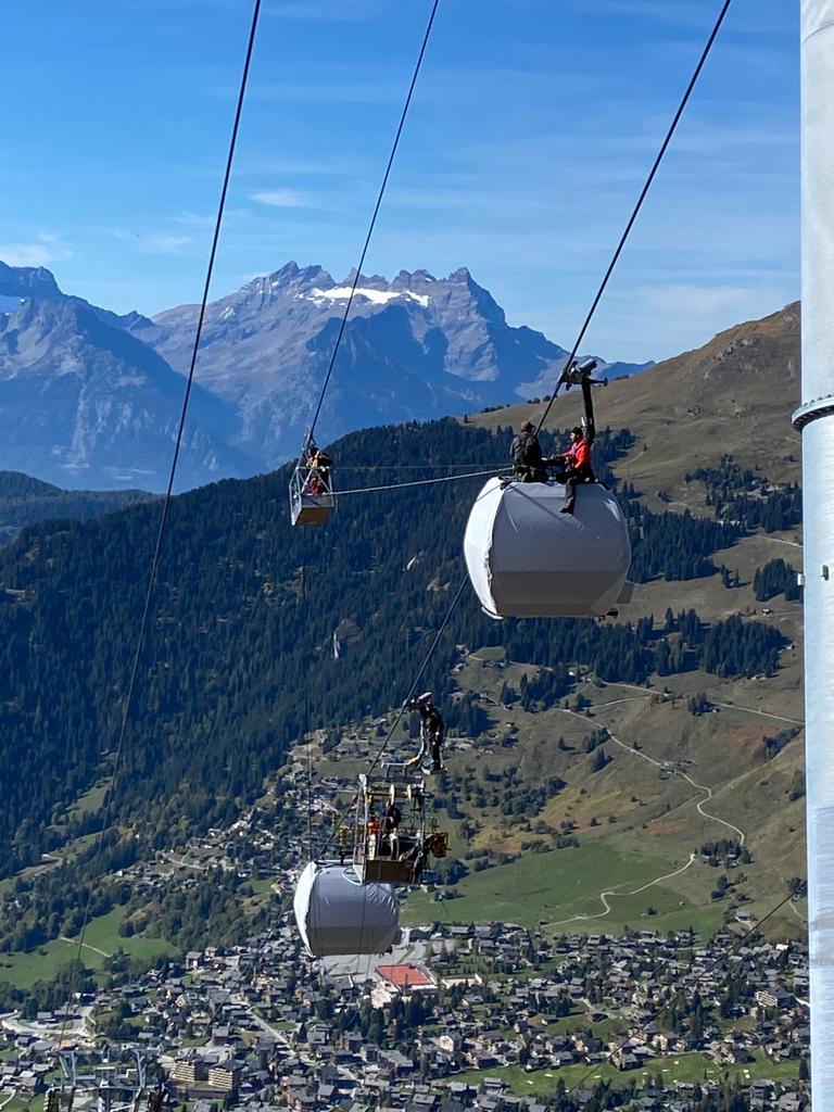 Luftiger Arbeitsplatz