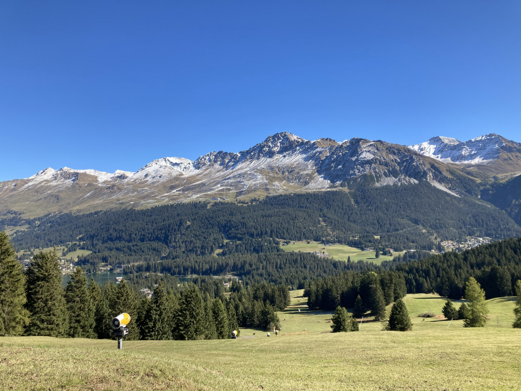 In hoffentlich zwei Monaten werde ich hier mit dem Snowboard herunterfahren (Piste 42b).