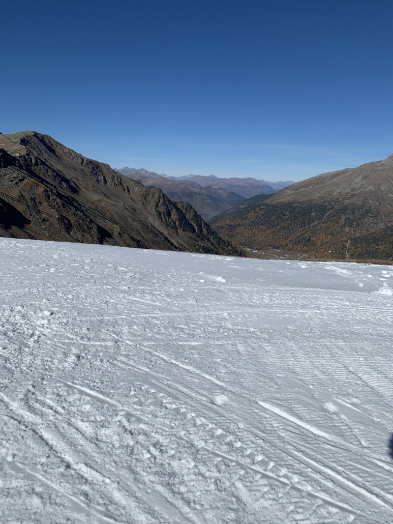 Blick von der Talstation Madritsch ins Tal