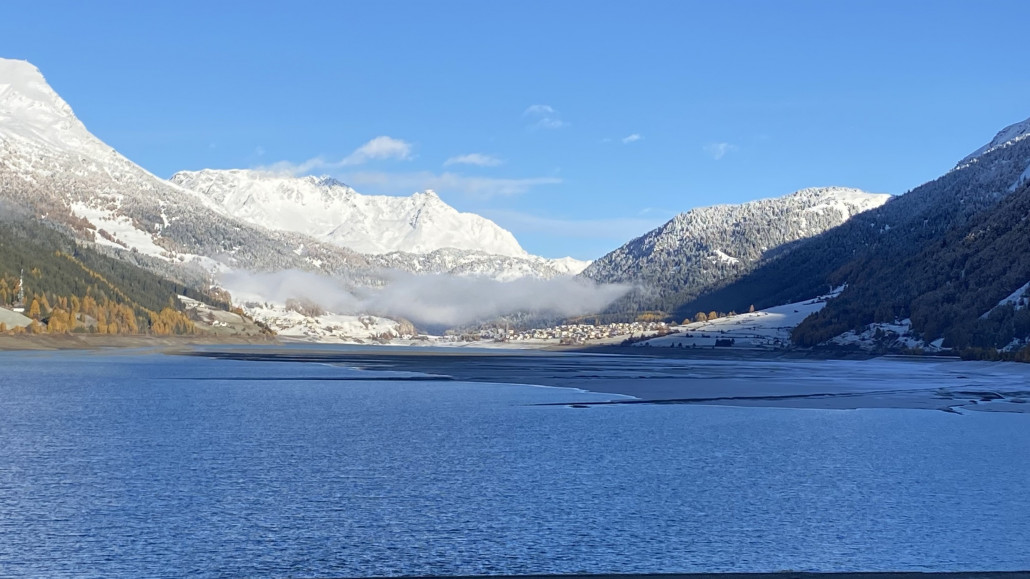 Blick zurück zum reschenpass