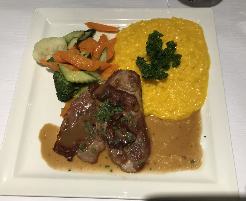 Saltimbocca Romana und dazu 2dl Barolo