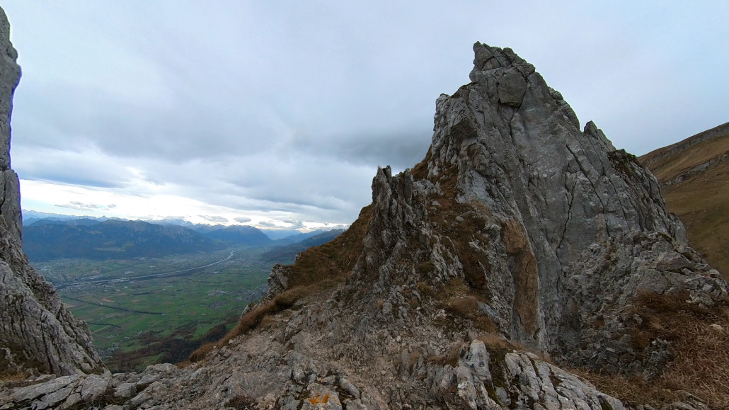 Im Sattel zwischen dem III. und IV. Chrüzberg
