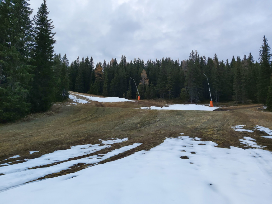 Von der Lärchkogel runter braucht es noch was.