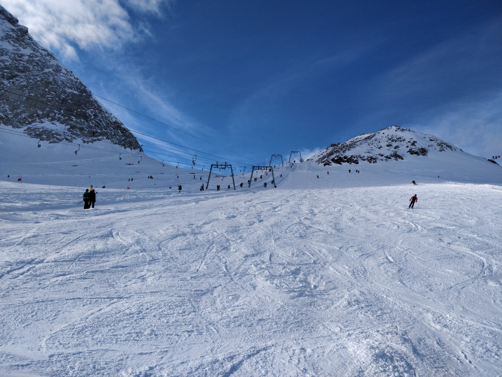 Olperer-Piste heute halb 12