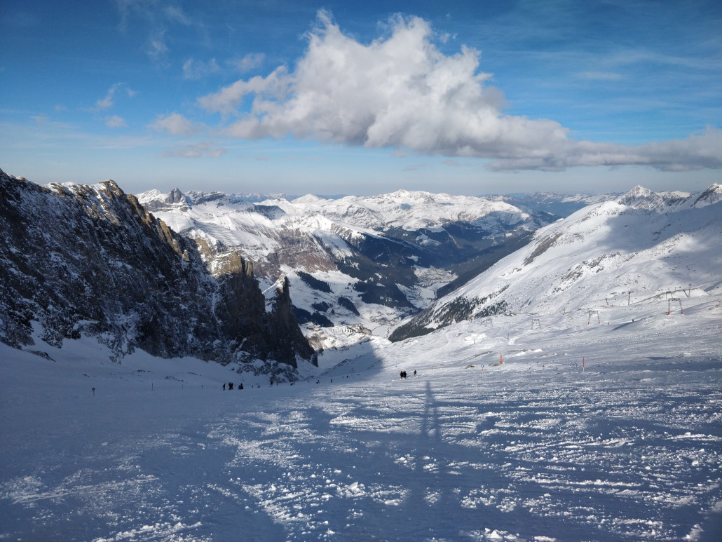 Kaserer-Piste gestern um 2