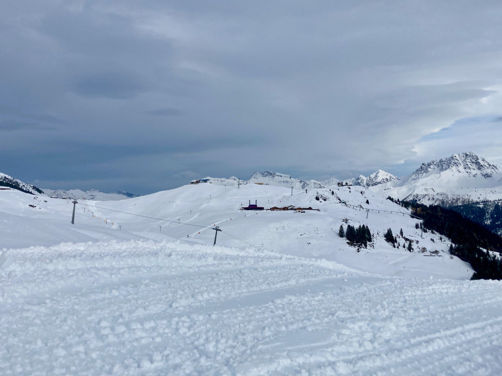 Emsla, Blick Richtung Tschuggen
