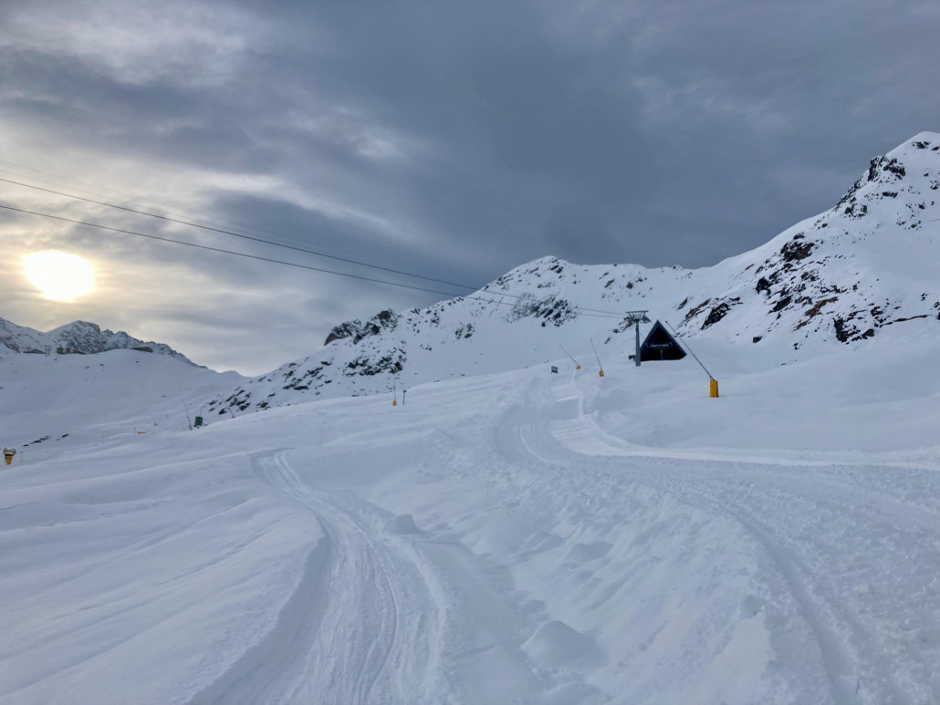 Situation unterhalb Plattenhorn Berg
