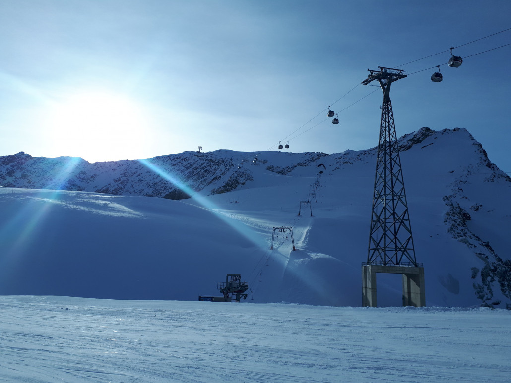 Verlegter Schlepplift