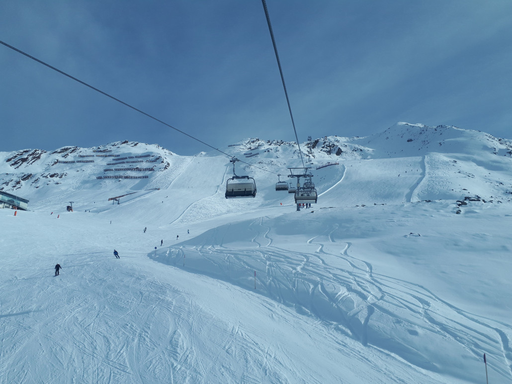 Die besten Pisten an der oberen Sektion der 4er Sesselbahn