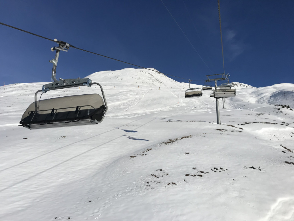 Clavadeler Piste oben super, leicht angesulzt, unten teils etwas schmal