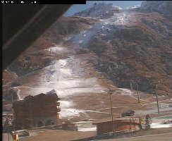Tignes beschneit auf Vorrat
