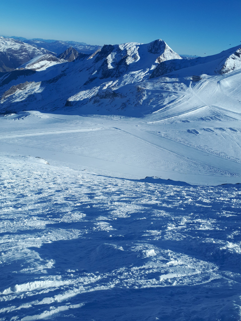 Offpiste Lärmstange ist sehr gut und gar nicht eisig fast noch Pulver Schnee!