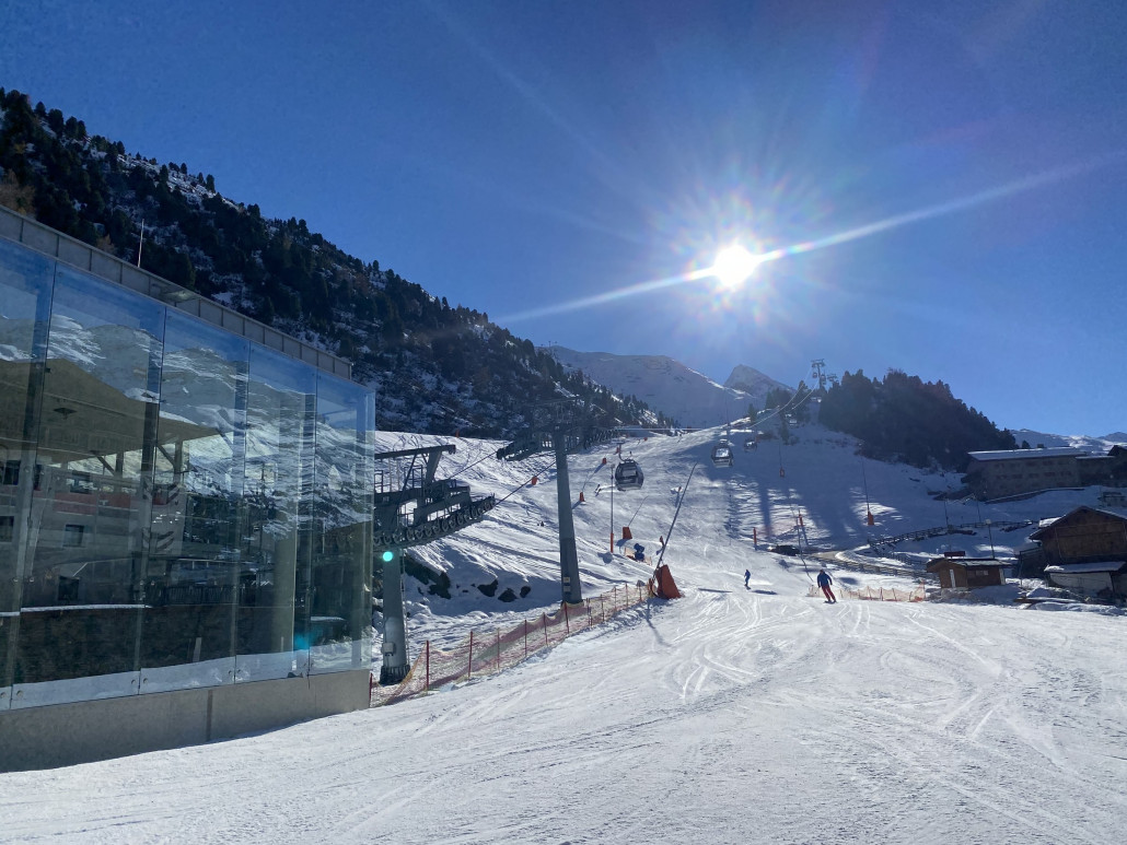 Ca. 13 Uhr im Tal an der hohen Mut Bahn