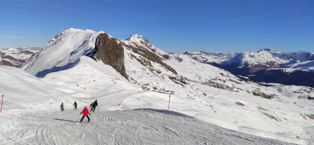 Blaue Piste am Hörnli