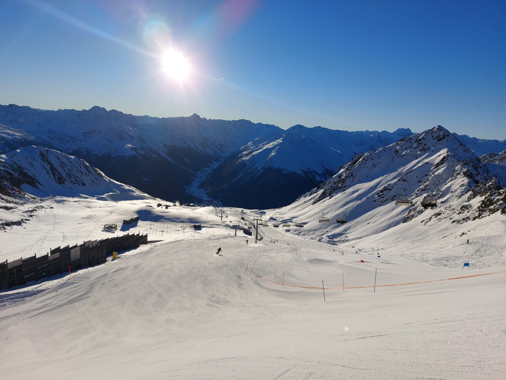 Früh morgens Rapid, leider wenig Platz wegen Trainings