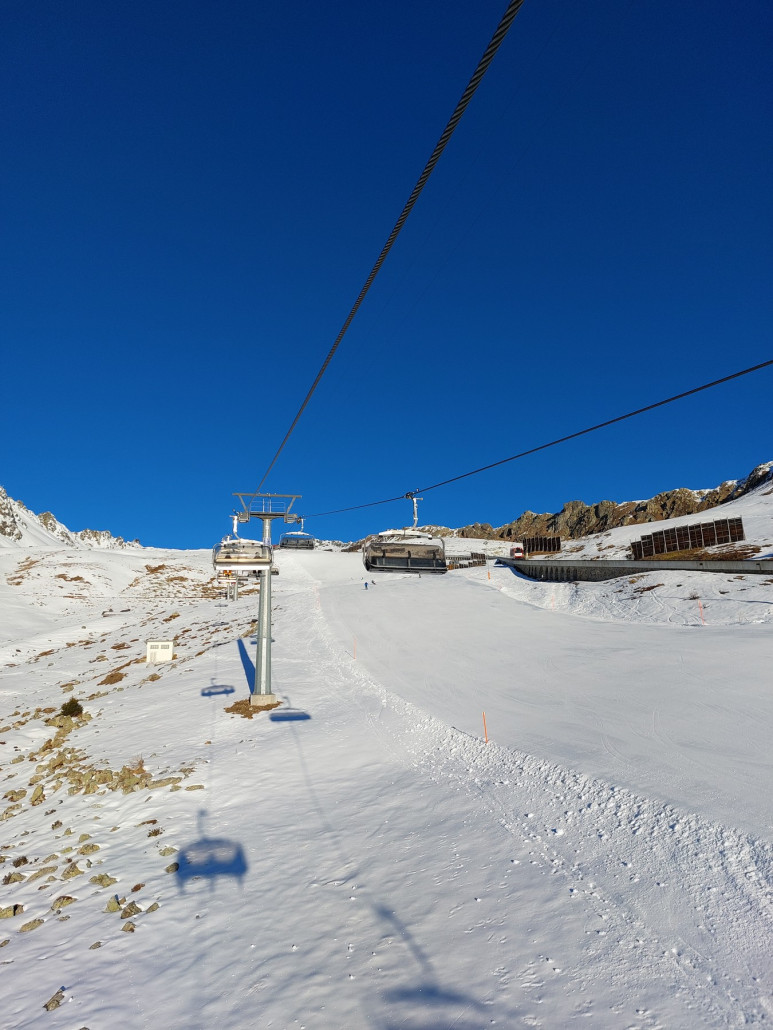 Morgens noch 9.5/10 präparierte Pisten