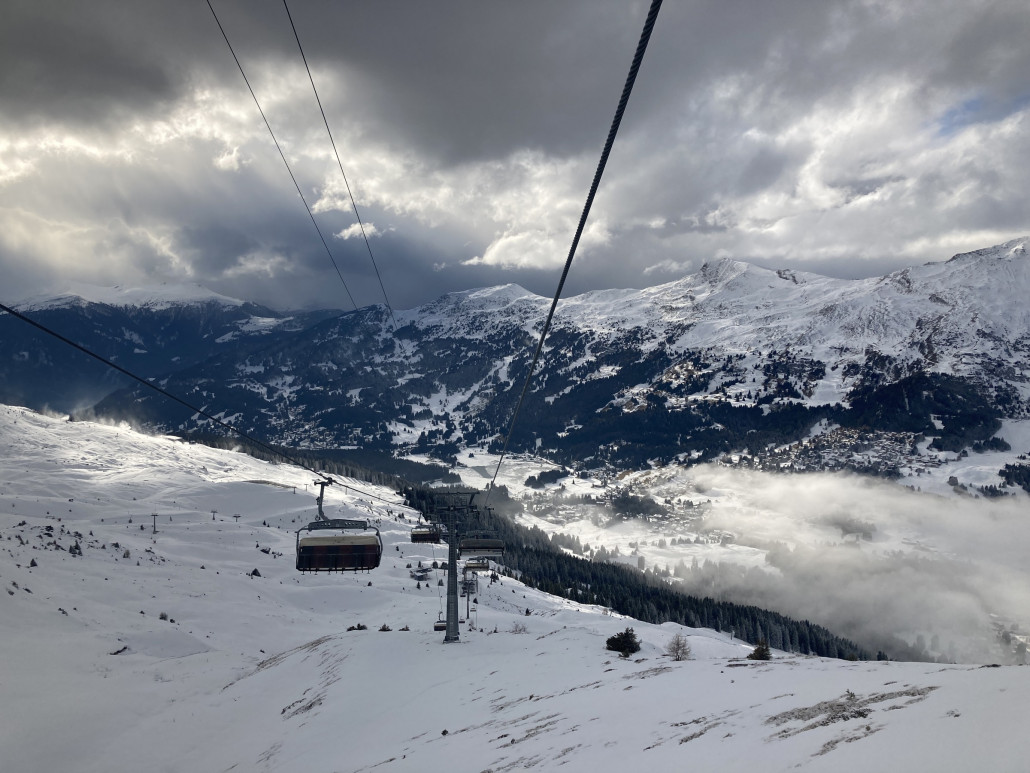 Premiere: Talfahrt mit der Sesselbahn Motta