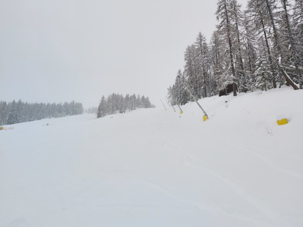 Neben den Lanzen kurz vor der Burgstallalmbahn war ich doch am überlegen...