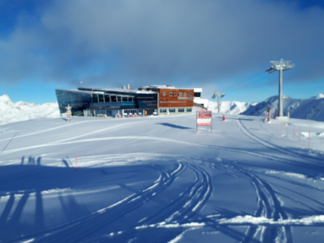 Komplett leer oben am Pardatschgrat