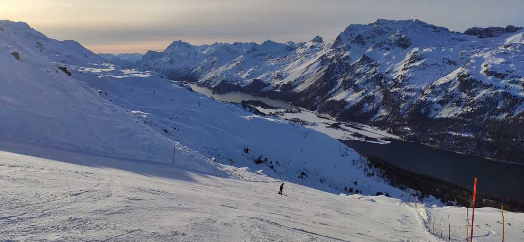 Piste 9 am Corvatsch