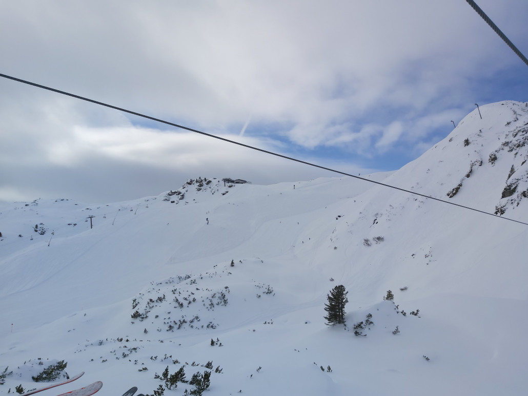 Die linke breite 21b war nun auch fertig präpariert und so fuhren wir diese auch zwei Mal. War in Ordnung, halt noch weicherer Natur.